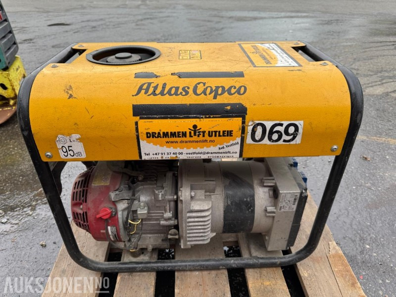 Atlas Copco aggregat / Honda GX200 / Rep.objekt - Építőipari berendezések: 3 kép. Atlas Copco aggregat / Honda GX200 / Rep.objekt - Építőipari berendezések: 3 kép.