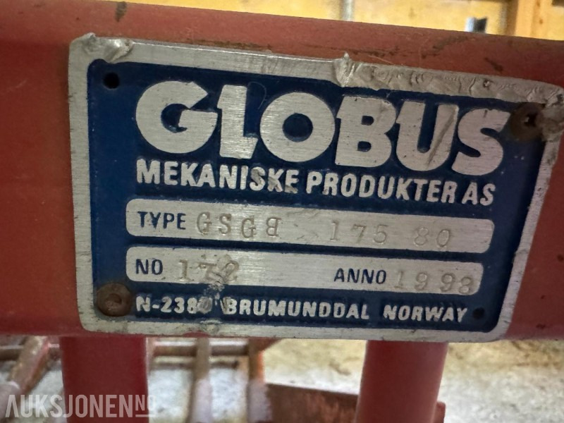 1998 Globus GSGB 175 80 steissvans med Trima feste - Mezőgazdasági gépek: 4 kép. 1998 Globus GSGB 175 80 steissvans med Trima feste - Mezőgazdasági gépek: 4 kép.