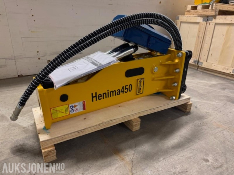 NY HENIMA 450 PIGGHAMMER TIL 1,2-3 TONNS GRAVEMASKIN S30 M/GARANTI - Hidraulikus törőfej - Építőipari gépek: 3 kép. NY HENIMA 450 PIGGHAMMER TIL 1,2-3 TONNS GRAVEMASKIN S30 M/GARANTI - Hidraulikus törőfej - Építőipari gépek: 3 kép.