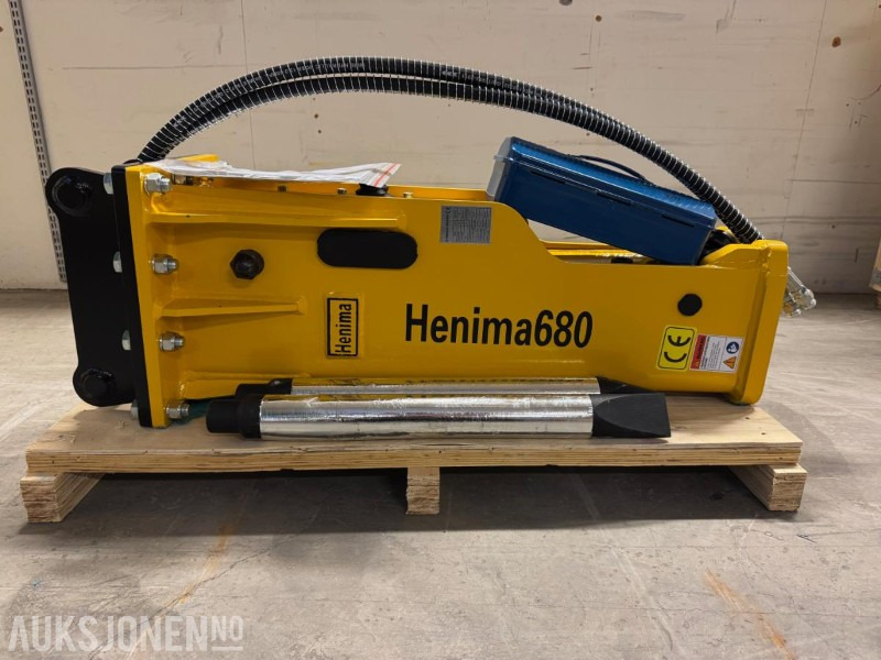 NY HENIMA PIGGHAMMER TIL 4-7 TONNS GRAVEMASKIN S40 M/GARANTI - Hidraulikus törőfej - Építőipari gépek: 1 kép. NY HENIMA PIGGHAMMER TIL 4-7 TONNS GRAVEMASKIN S40 M/GARANTI - Hidraulikus törőfej - Építőipari gépek: 1 kép.