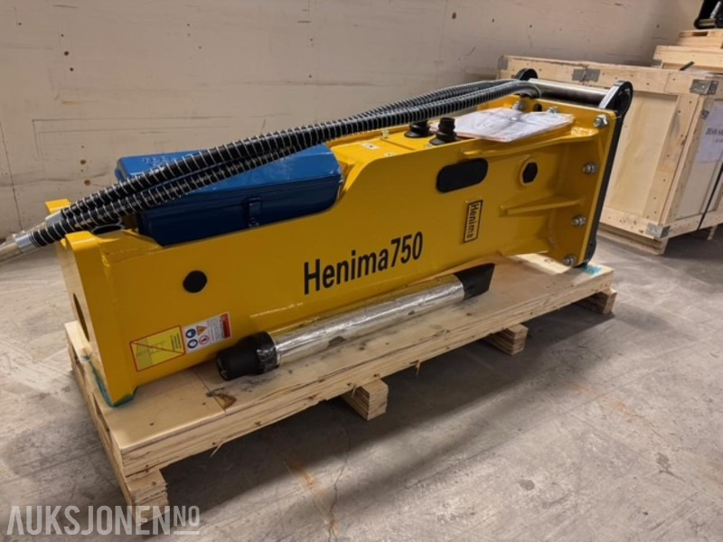 NY HENIMA PIGGHAMMER TIL 6-9 TONNS GRAVEMASKIN S50 M/GARANTI - Hidraulikus törőfej - Építőipari gépek: 3 kép. NY HENIMA PIGGHAMMER TIL 6-9 TONNS GRAVEMASKIN S50 M/GARANTI - Hidraulikus törőfej - Építőipari gépek: 3 kép.
