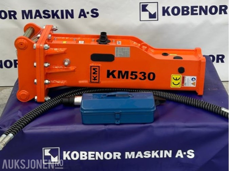 NY KM 530 PIGGHAMMER s40-FESTE CE merket FABRIKKGARANTI - Hidraulikus törőfej: 1 kép. NY KM 530 PIGGHAMMER s40-FESTE CE merket FABRIKKGARANTI - Hidraulikus törőfej: 1 kép.