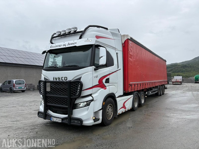 2021 Iveco S-way 570 trekkvogn med 3akslet kel-berg henger - Nyergesvontató: 2 kép. 2021 Iveco S-way 570 trekkvogn med 3akslet kel-berg henger - Nyergesvontató: 2 kép.