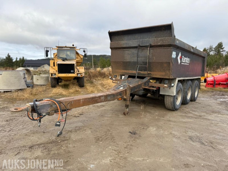 2004 Nor Slep PHV24 3-akslet dumperhenger - Pótkocsi: 1 kép. 2004 Nor Slep PHV24 3-akslet dumperhenger - Pótkocsi: 1 kép.