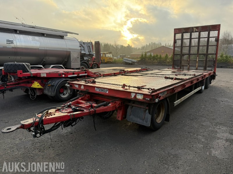 2004 Scanslep PT12-20 maskintralle – EU-godkjent – 8,5 m plan – 30 900 kg totalvekt - Pótkocsi: 1 kép. 2004 Scanslep PT12-20 maskintralle – EU-godkjent – 8,5 m plan – 30 900 kg totalvekt - Pótkocsi: 1 kép.