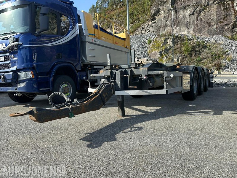 2005 Nor slep PHV 24C - 3 akslet 20 fots Container tralle - EU Godkjent - Pótkocsi: 1 kép. 2005 Nor slep PHV 24C - 3 akslet 20 fots Container tralle - EU Godkjent - Pótkocsi: 1 kép.