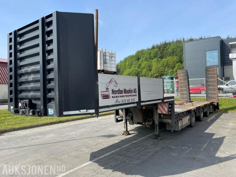 2012 FERRO-TRAILER MASKINTRALLE - 4 AKSLET - MED HYD.BREDDING - UTTREKK - HYD.KJØREBROER - TILLATT TOTALVEKT: 66000 KG. - Pótkocsi: 1 kép. 2012 FERRO-TRAILER MASKINTRALLE - 4 AKSLET - MED HYD.BREDDING - UTTREKK - HYD.KJØREBROER - TILLATT TOTALVEKT: 66000 KG. - Pótkocsi: 1 kép.