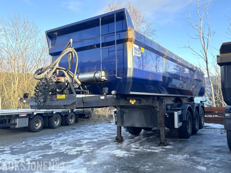 2014 Nor Slep tippsemi med flyttbar King-Pin og vibro på kasse - EU godkjent til 24.04.2026 - Pótkocsi: 1 kép. 2014 Nor Slep tippsemi med flyttbar King-Pin og vibro på kasse - EU godkjent til 24.04.2026 - Pótkocsi: 1 kép.