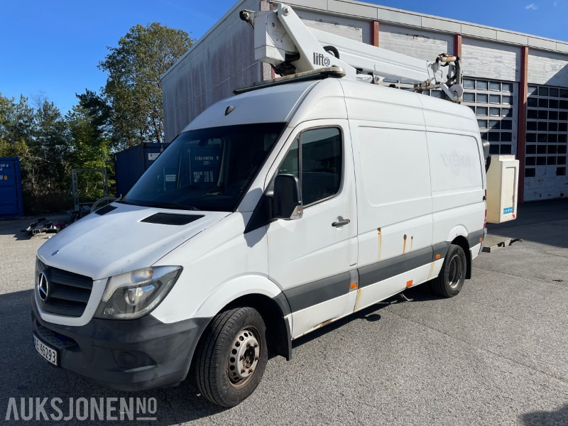 2015 Mercedes-Benz Sprinter 519 liftbil 190hk med Safi SCJ 14 personløfter EU OK - Többcélú/ Speciális jármű: 1 kép. 2015 Mercedes-Benz Sprinter 519 liftbil 190hk med Safi SCJ 14 personløfter EU OK - Többcélú/ Speciális jármű: 1 kép.