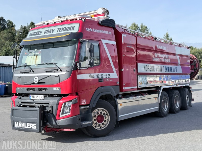 2018 Volvo FMX 540 8x4 suge/spylebil - 98 180km - Többcélú/ Speciális jármű: 1 kép. 2018 Volvo FMX 540 8x4 suge/spylebil - 98 180km - Többcélú/ Speciális jármű: 1 kép.
