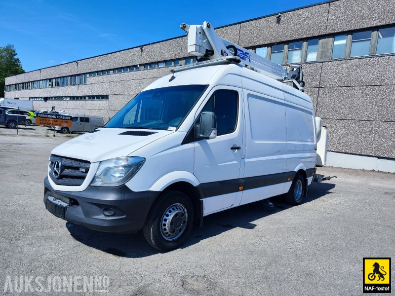 Többcélú/ Speciális jármű 2019 Mercedes-Benz Sprinter med SAFI SCJ 14 14m personløfter: 1 kép.