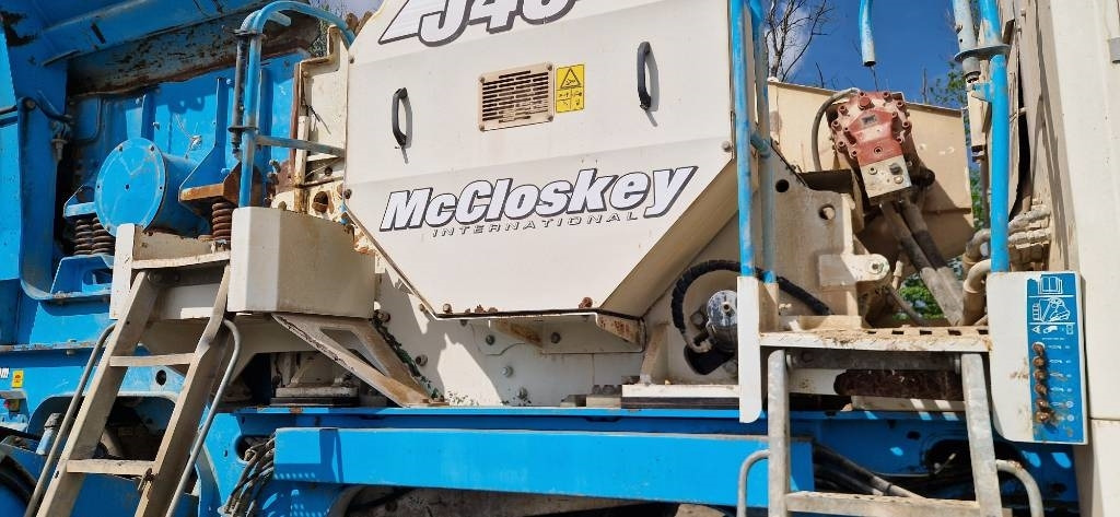 Mobil törőgép McCloskey J45: 9 kép.