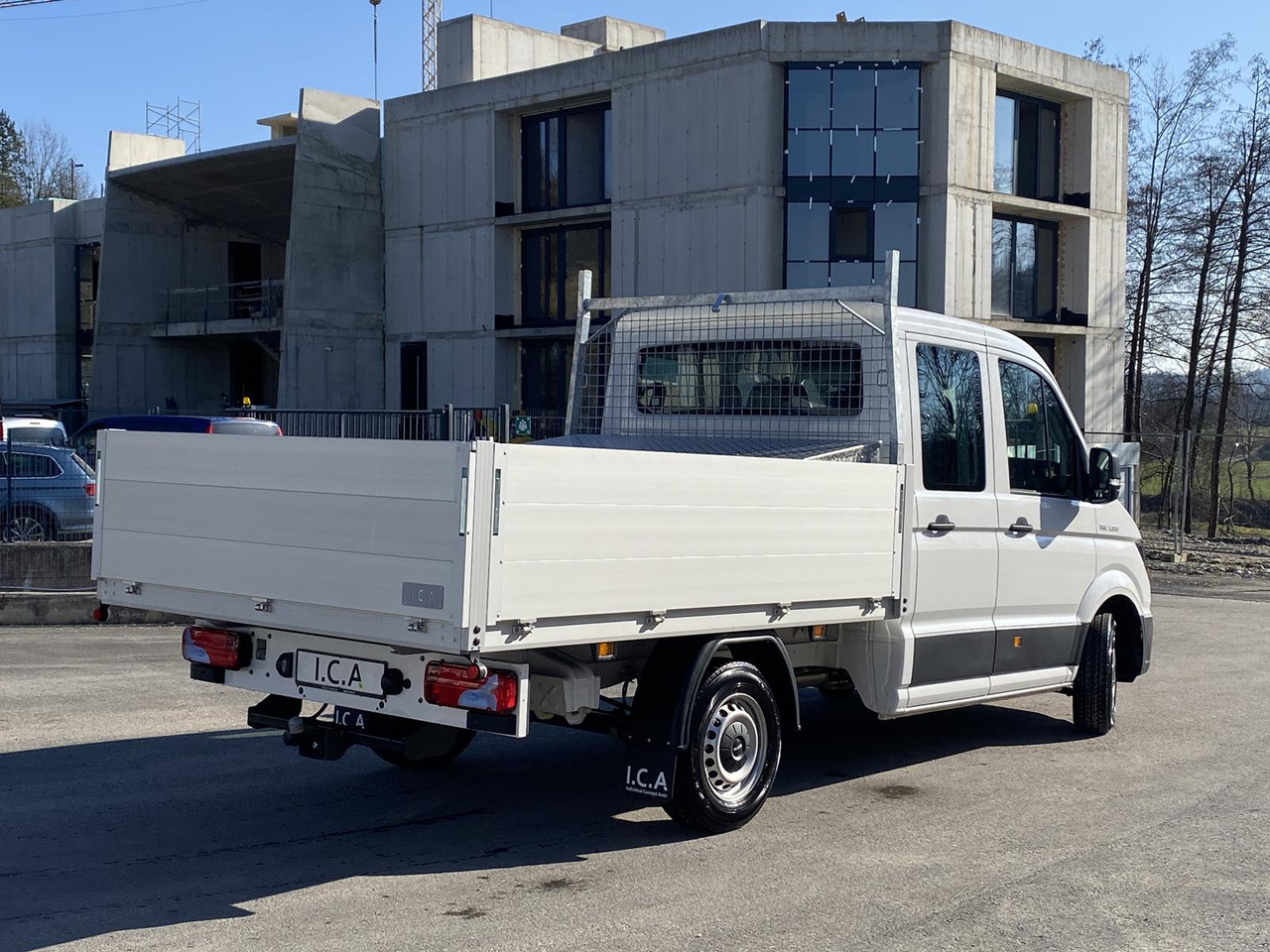 Platós kisteherautó MAN TGE 3.180 DOKA 1+6 3640MM | OFFENE PRITSCHE + ALU KOFFER AUF DER PRITSCHE: 26 kép.