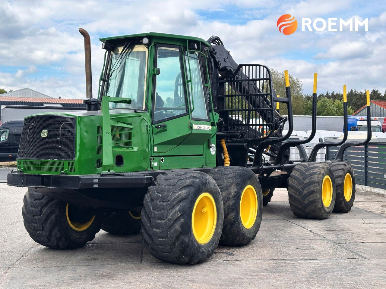 John Deere 1110 D*KRAN CF572 10 Meter - Kihordó: 1 kép. John Deere 1110 D*KRAN CF572 10 Meter - Kihordó: 1 kép.