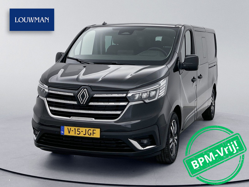 Renault Trafic 2.0 Blue dCi EDC 170 T29 DC L2H1 Dubbele Cabine 2x schuifdeur Trekhaak Navigatie Trekhaak Achteruitrijcamera - Kis furgon, Duplakabinos kisteherautó: 1 kép. Renault Trafic 2.0 Blue dCi EDC 170 T29 DC L2H1 Dubbele Cabine 2x schuifdeur Trekhaak Navigatie Trekhaak Achteruitrijcamera - Kis furgon, Duplakabinos kisteherautó: 1 kép.