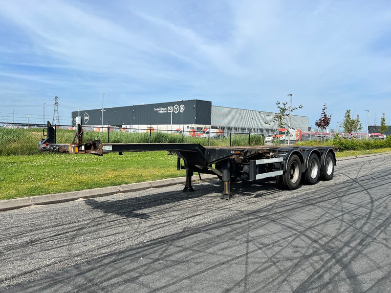 D-Tec FT-43-03V 3 - assig container chassis SAF / Trommelremmen / Liftas - Félpótkocsi cserefelépítményes: 1 kép. D-Tec FT-43-03V 3 - assig container chassis SAF / Trommelremmen / Liftas - Félpótkocsi cserefelépítményes: 1 kép.