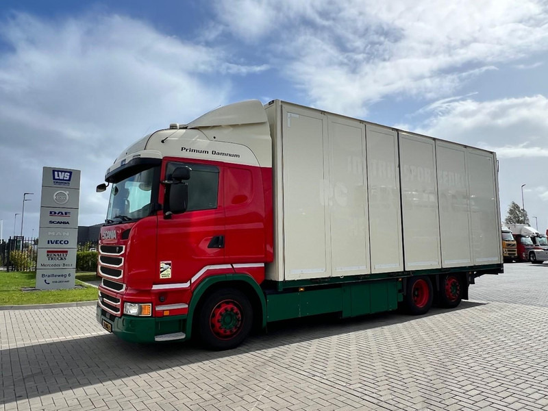 Scania R450 6x2 Highline bakwagen Retarder / Standclma / Full Air / zijdeuren - Dobozos felépítményű teherautó: 1 kép. Scania R450 6x2 Highline bakwagen Retarder / Standclma / Full Air / zijdeuren - Dobozos felépítményű teherautó: 1 kép.