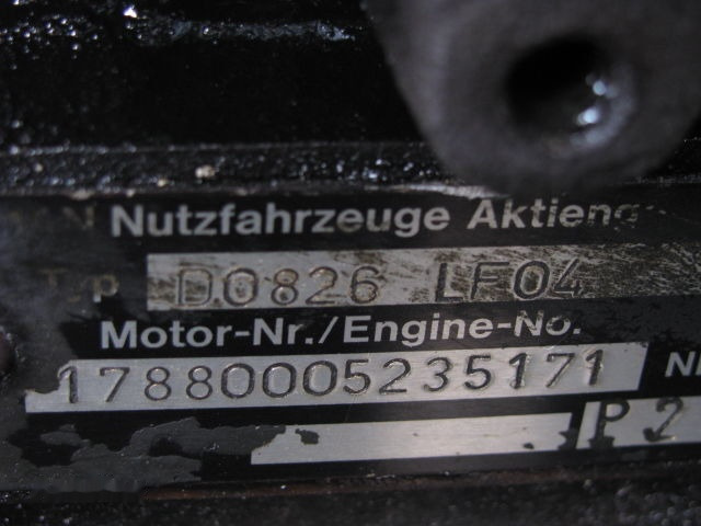 MAN D0826 LF04 MAN M 90 - Motor - Teherautó: 3 kép. MAN D0826 LF04 MAN M 90 - Motor - Teherautó: 3 kép.