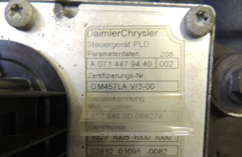 Mercedes-Benz OM457LA E5 for Mercedes-Benz AXOR truck for parts - Motor - Teherautó: 4 kép. Mercedes-Benz OM457LA E5 for Mercedes-Benz AXOR truck for parts - Motor - Teherautó: 4 kép.