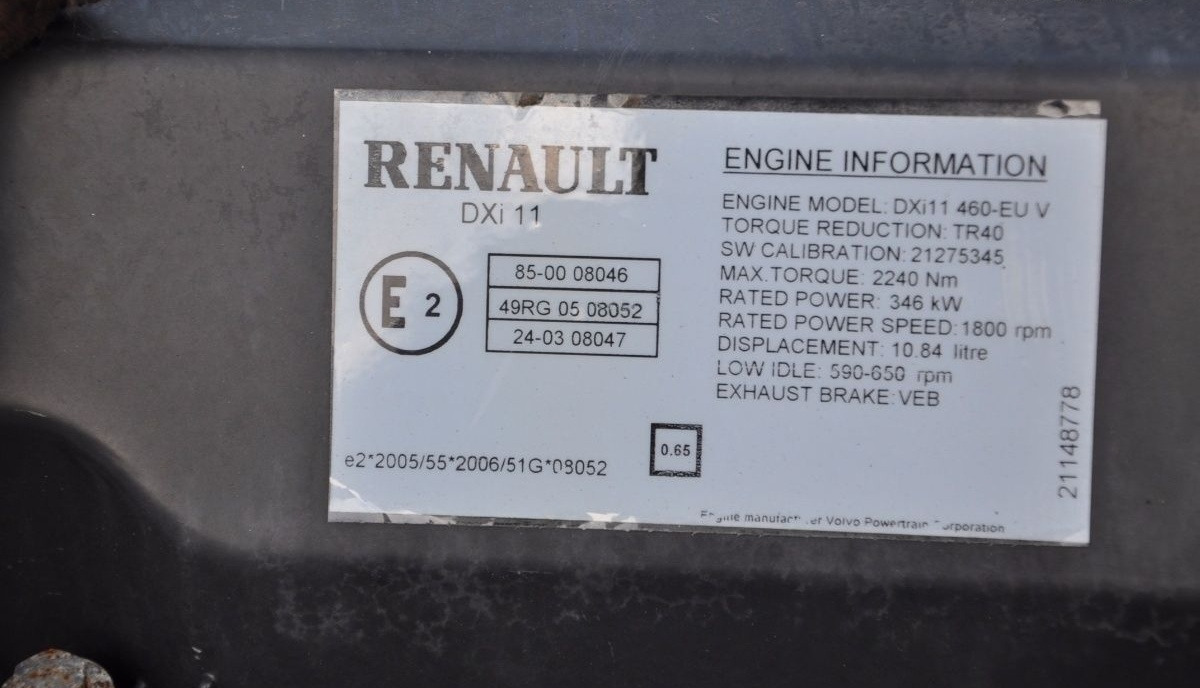 Renault DXi11 Renault PREMIUM DXI - Motor - Teherautó: 3 kép. Renault DXi11 Renault PREMIUM DXI - Motor - Teherautó: 3 kép.