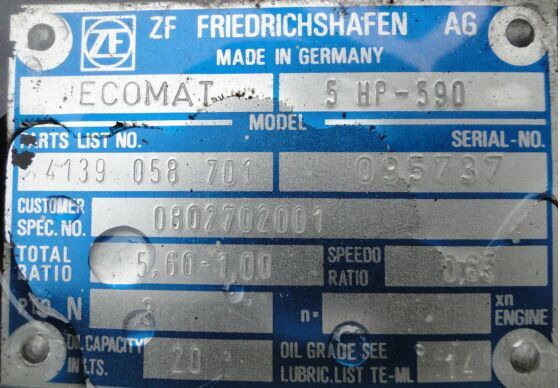 ZF Ecomat 5HP590 4139058701 - Sebességváltó - Teherautó: 4 kép. ZF Ecomat 5HP590 4139058701 - Sebességváltó - Teherautó: 4 kép.