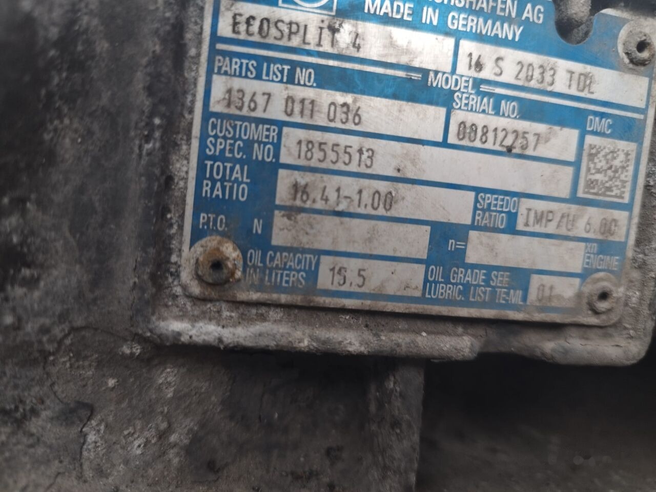 ZF truck - Sebességváltó - Teherautó: 1 kép. ZF truck - Sebességváltó - Teherautó: 1 kép.