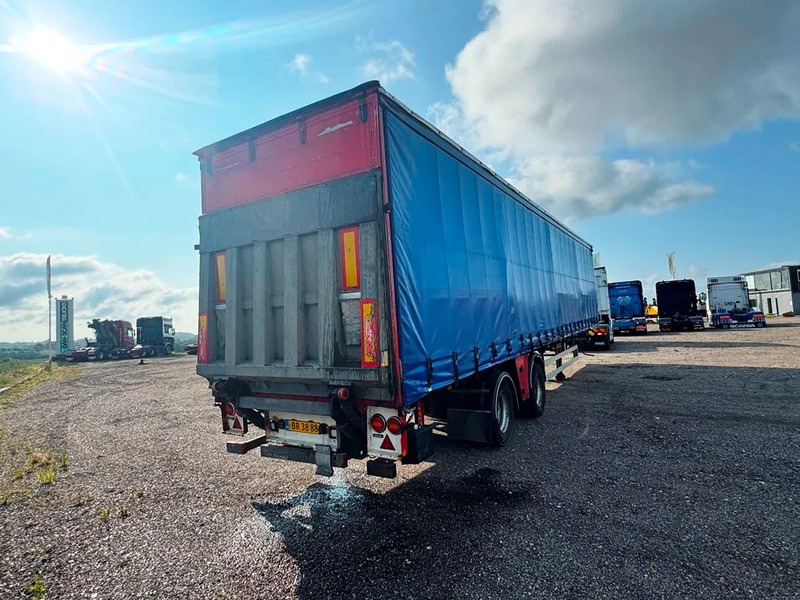 Félpótkocsi autószállító DANSON City Trailer Gardin with lift: 8 kép.