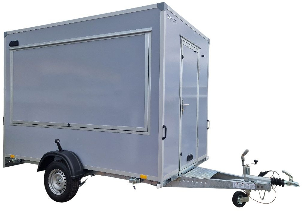 Handlowa Gastronomiczna FoodTruck Imbiss Bar przyczepa - Büfékocsi: 2 kép. Handlowa Gastronomiczna FoodTruck Imbiss Bar przyczepa - Büfékocsi: 2 kép.