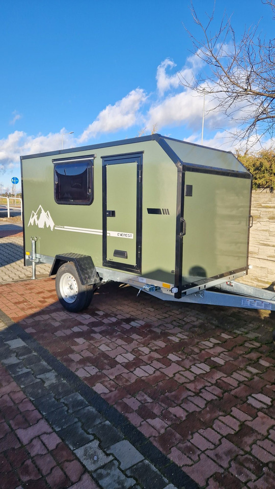 Minicamp Everest Lekki mały kemping camper DMC 600 do 1000kg NOWA - Lakókocsi: 4 kép. Minicamp Everest Lekki mały kemping camper DMC 600 do 1000kg NOWA - Lakókocsi: 4 kép.