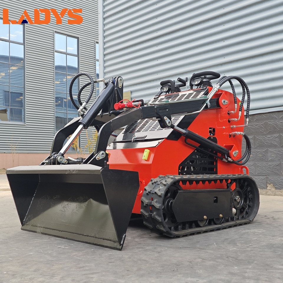 LADYS Free Shipping Mini Skid Steer Loader Compact Track Electric/Diesel Chinese Mini Skid Steer Loader For Sale With Mini Skid Steer Attachments 4 In 1 Bucket - Mini homlokrakodó: 5 kép. LADYS Free Shipping Mini Skid Steer Loader Compact Track Electric/Diesel Chinese Mini Skid Steer Loader For Sale With Mini Skid Steer Attachments 4 In 1 Bucket - Mini homlokrakodó: 5 kép.