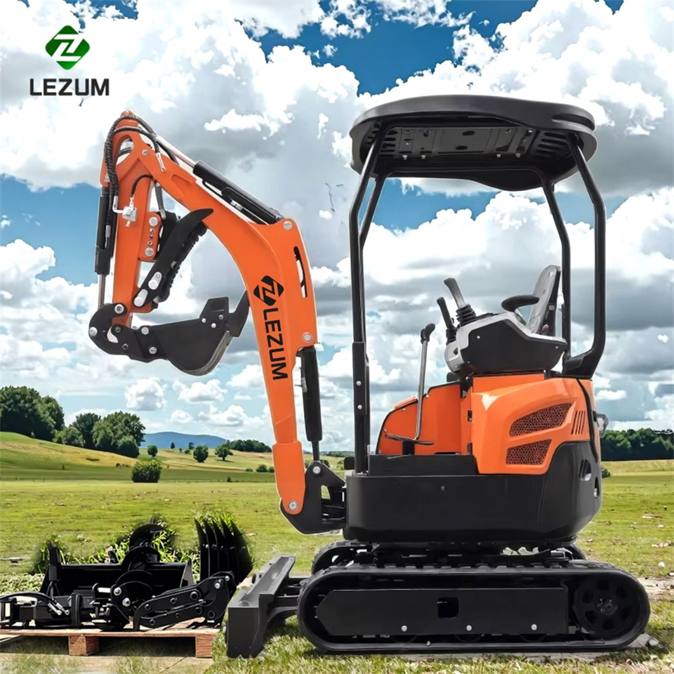 LEZUM DY18 Mini Excavator CE Certification Kubota Engine(Factory Outlet) Mini Pelle Minibagger Minikoparka Miniexcavadora - Minikotró: 1 kép. LEZUM DY18 Mini Excavator CE Certification Kubota Engine(Factory Outlet) Mini Pelle Minibagger Minikoparka Miniexcavadora - Minikotró: 1 kép.