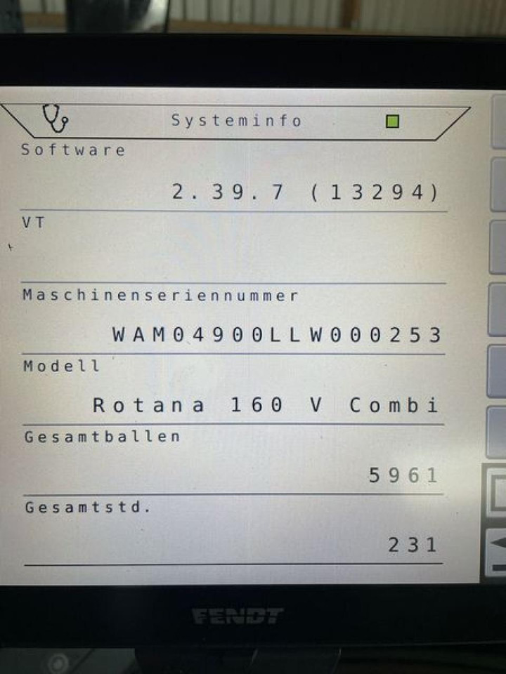 Bálázó Fendt ROTANA 160 V COMBI: 8 kép.