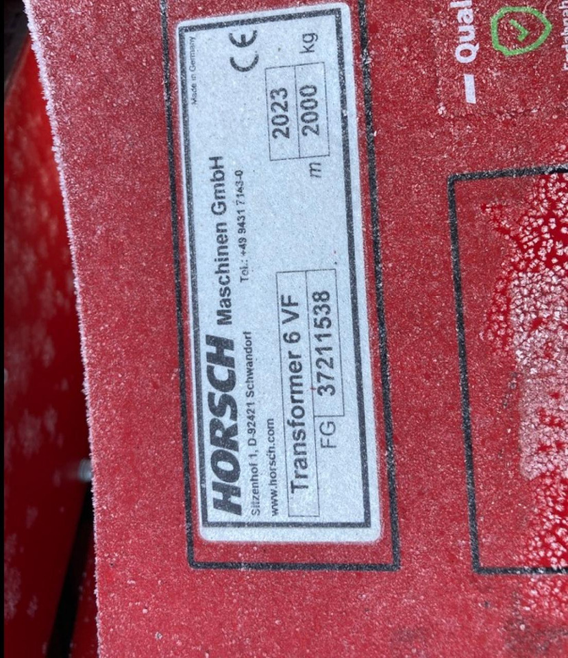 HORSCH TRANSFORMER 6 VF - Talajművelő gep: 5 kép. HORSCH TRANSFORMER 6 VF - Talajművelő gep: 5 kép.