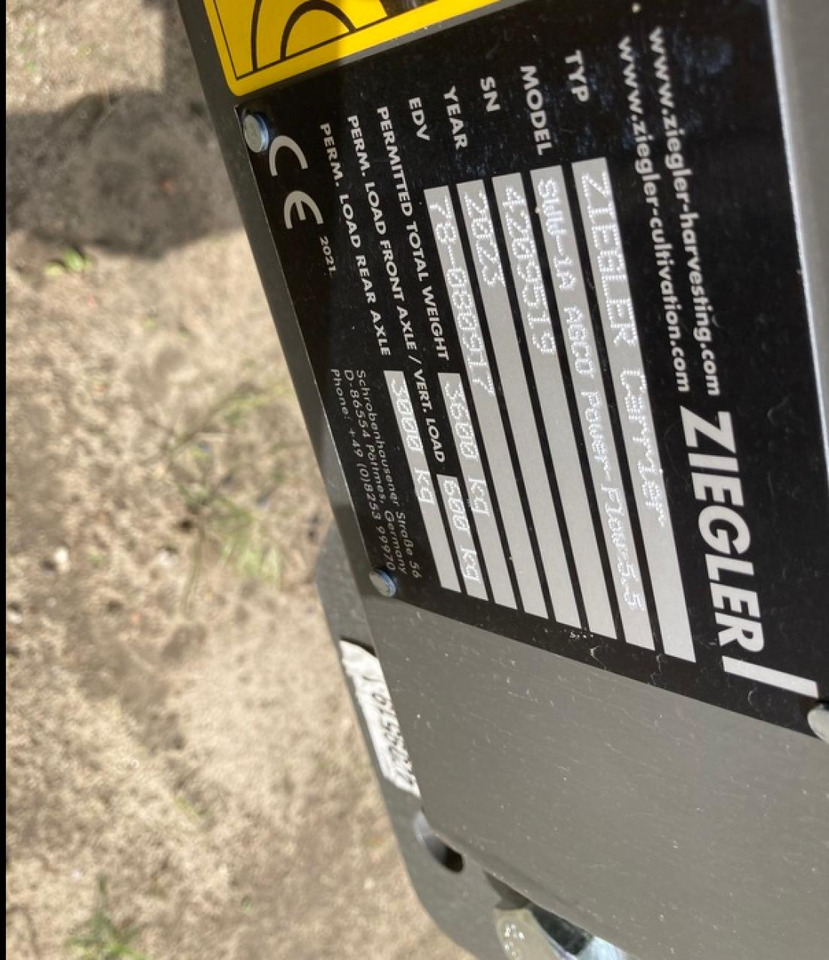 ZIEGLER SCHNEIDWERKSWAGEN AKTION - Kombájn adapter: 4 kép. ZIEGLER SCHNEIDWERKSWAGEN AKTION - Kombájn adapter: 4 kép.