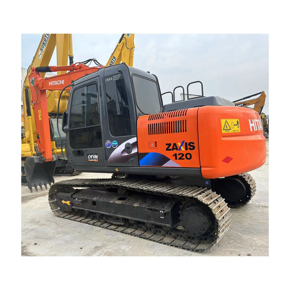 Hitachi ZX120 Excavator - Lánctalpas kotró: 1 kép. Hitachi ZX120 Excavator - Lánctalpas kotró: 1 kép.