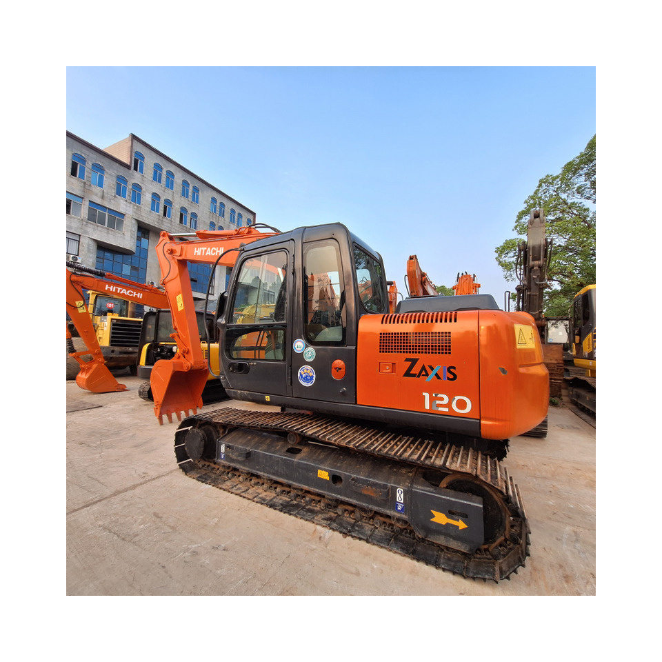 Hitachi ZX120 Excavator - Lánctalpas kotró: 4 kép. Hitachi ZX120 Excavator - Lánctalpas kotró: 4 kép.