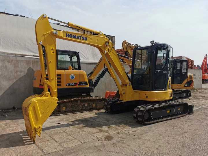 Minikotró Orginal japan Brand Komatsu pc55MR-3 Used excavators pc55 mini excavator pc55MR excavator 5 tons Low price in stock: 6 kép.