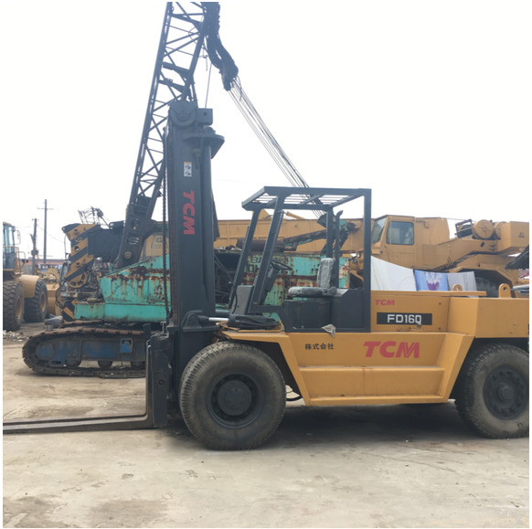 Second Hand TCM FD160 diesel fork lift with Good condition and high performance for sale in shanghai - Dízel targonca: 1 kép. Second Hand TCM FD160 diesel fork lift with Good condition and high performance for sale in shanghai - Dízel targonca: 1 kép.