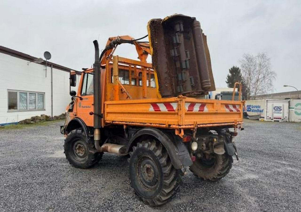 Platós teherautó, Többcélú/ Speciális jármű Inna Inny Unimog 4X4 Kosiarka bijakowa teleskopowa posypywarka pług odśnieżark: 14 kép.