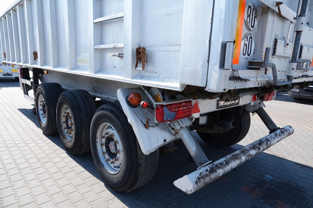 Félpótkocsi billenőplatós Benalu WYWROTKA / 25 m3 / ALUMINIOWA  /  SAF / SPROWADZ: 12 kép.