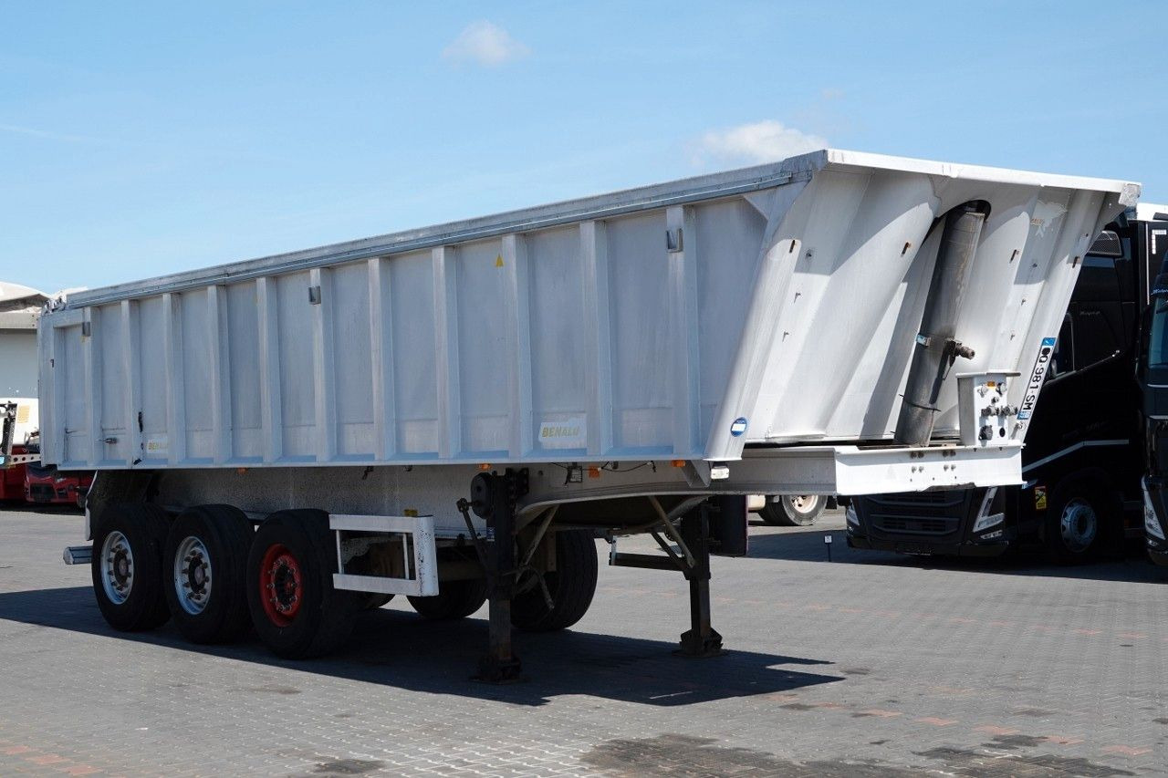 Félpótkocsi billenőplatós Benalu WYWROTKA / 25 m3 / ALUMINIOWA  /  SAF / SPROWADZ: 7 kép.