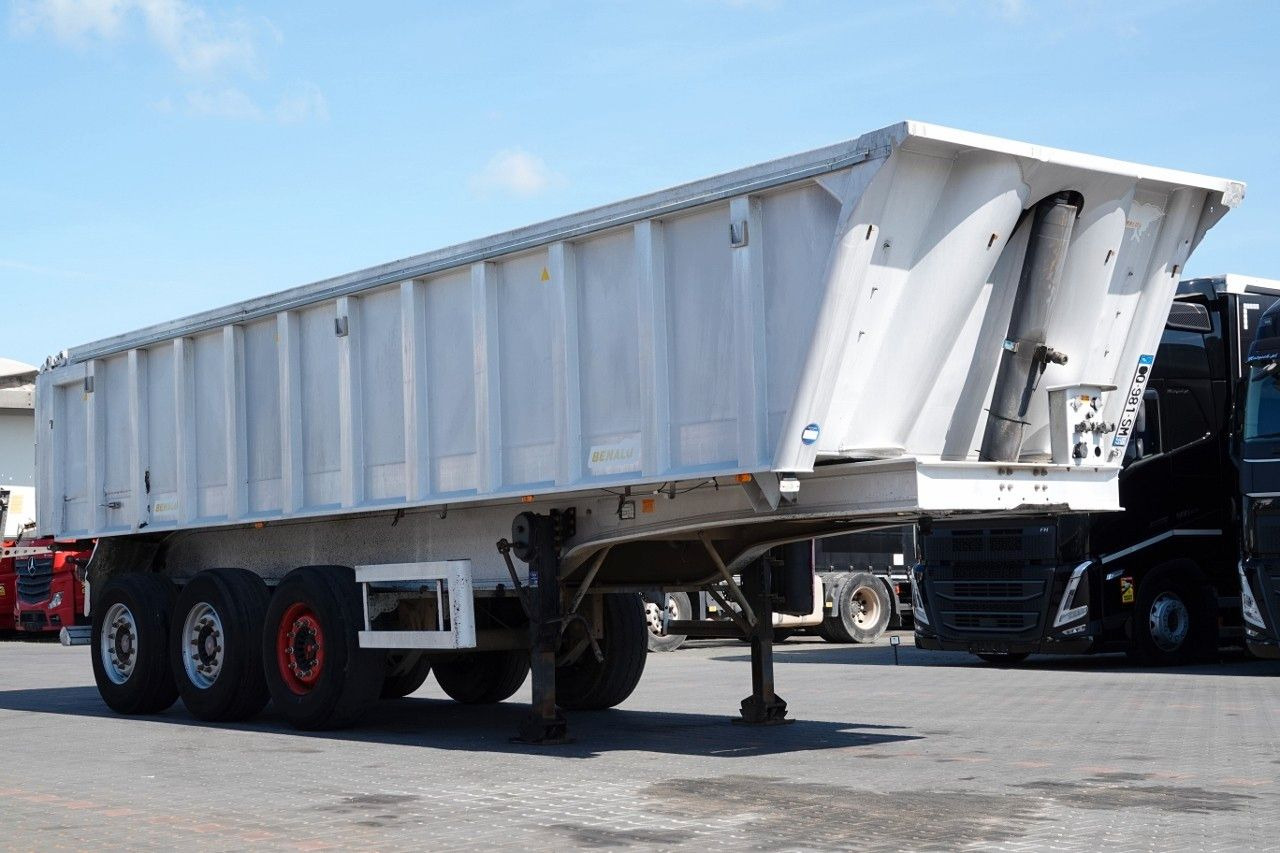 Félpótkocsi billenőplatós Benalu WYWROTKA / 25 m3 / ALUMINIOWA  /  SAF / SPROWADZ: 8 kép.