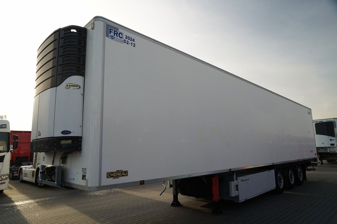 Chereau CHŁODNIA / MAXIMA 1300 / HAKÓWKA / OŚ PODNOSZONA - Félpótkocsi hűtős: 2 kép. Chereau CHŁODNIA / MAXIMA 1300 / HAKÓWKA / OŚ PODNOSZONA - Félpótkocsi hűtős: 2 kép.