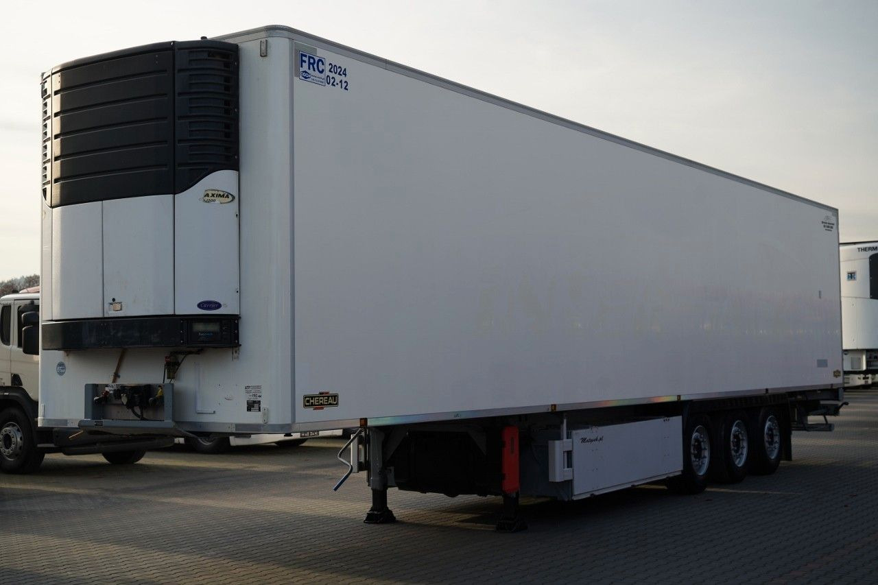 Chereau CHŁODNIA / MAXIMA 1300 / HAKÓWKA / OŚ PODNOSZONA - Félpótkocsi hűtős: 1 kép. Chereau CHŁODNIA / MAXIMA 1300 / HAKÓWKA / OŚ PODNOSZONA - Félpótkocsi hűtős: 1 kép.