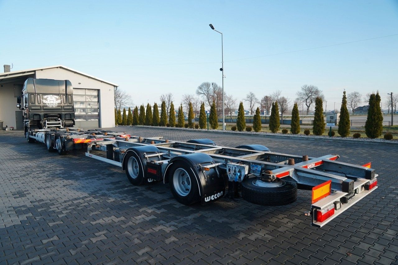 DAF XF 480 / BDF / 6X2 / ZESTAW TANDEM / SSC / I-PAR - Cserefelépítményes teherautó: 2 kép. DAF XF 480 / BDF / 6X2 / ZESTAW TANDEM / SSC / I-PAR - Cserefelépítményes teherautó: 2 kép.