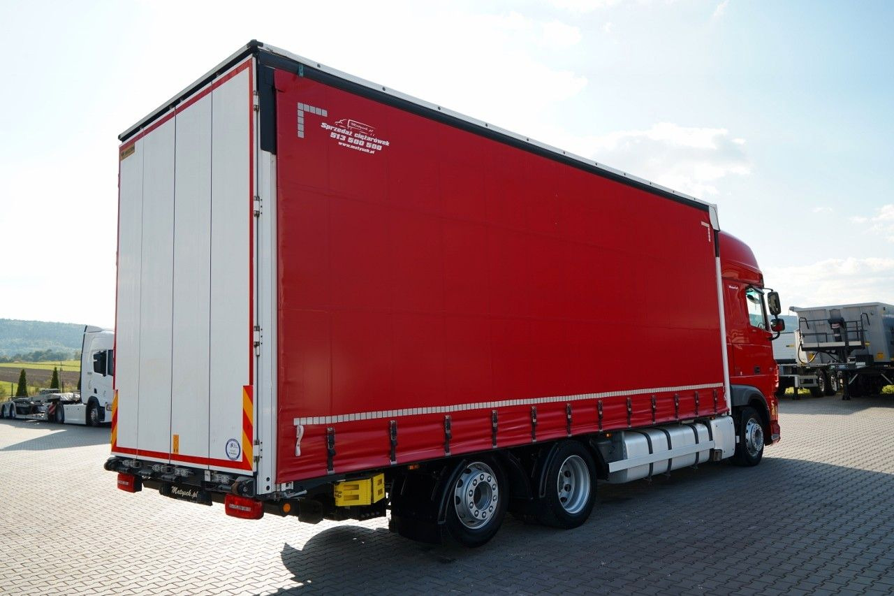 DAF XF 480 / SOLÓWKA / SSC / 6X2 / OŚ PODNOSZONA / W - Ponyvás teherautó: 5 kép. DAF XF 480 / SOLÓWKA / SSC / 6X2 / OŚ PODNOSZONA / W - Ponyvás teherautó: 5 kép.