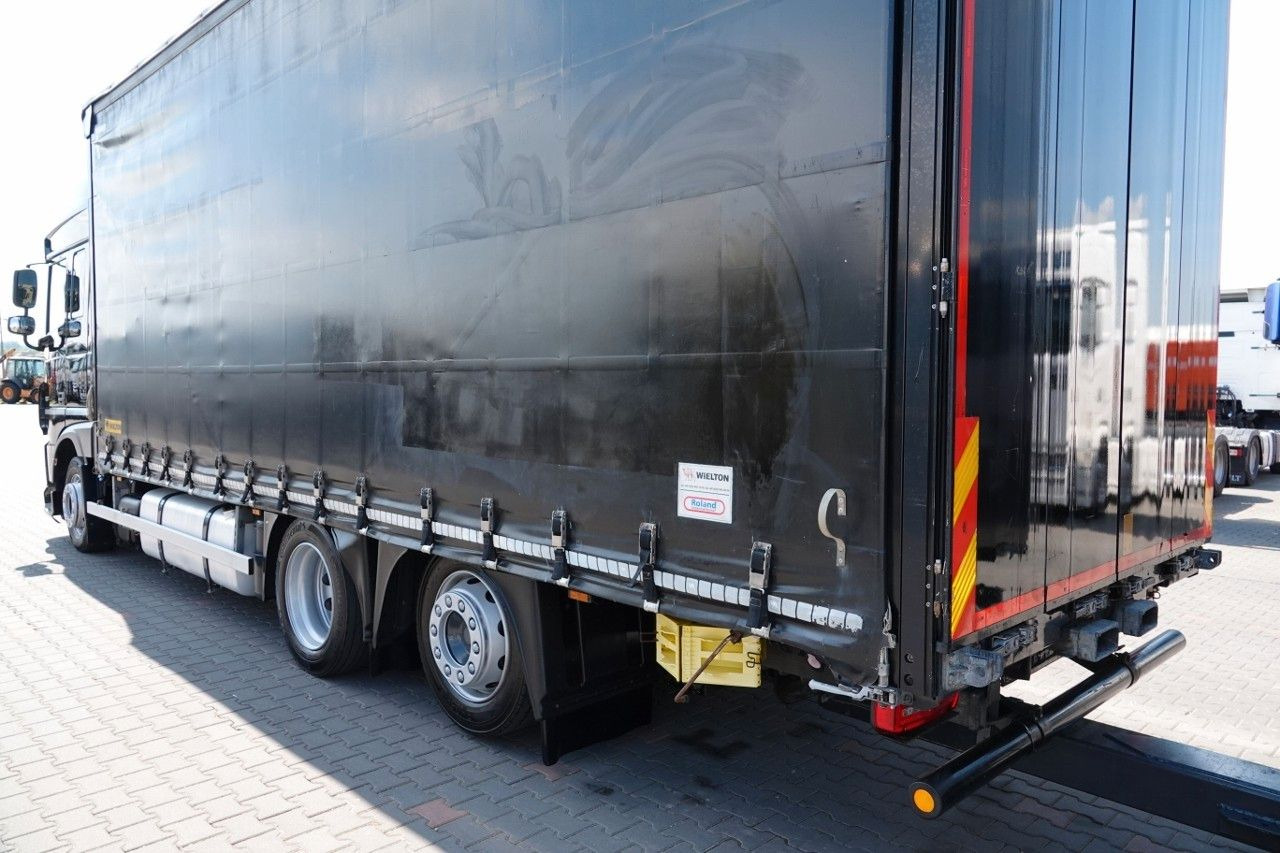 DAF XF 480 / ZESTAW TANDEM / 120 M3 / PRZEJAZDOWY / - Ponyvás teherautó: 5 kép. DAF XF 480 / ZESTAW TANDEM / 120 M3 / PRZEJAZDOWY / - Ponyvás teherautó: 5 kép.