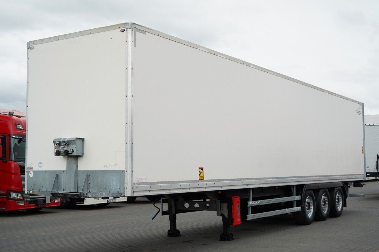 Frühauf TROUILLET / KONTENER / KOFFER / DWIE OSIE PODNO - Félpótkocsi hűtős: 1 kép. Frühauf TROUILLET / KONTENER / KOFFER / DWIE OSIE PODNO - Félpótkocsi hűtős: 1 kép.