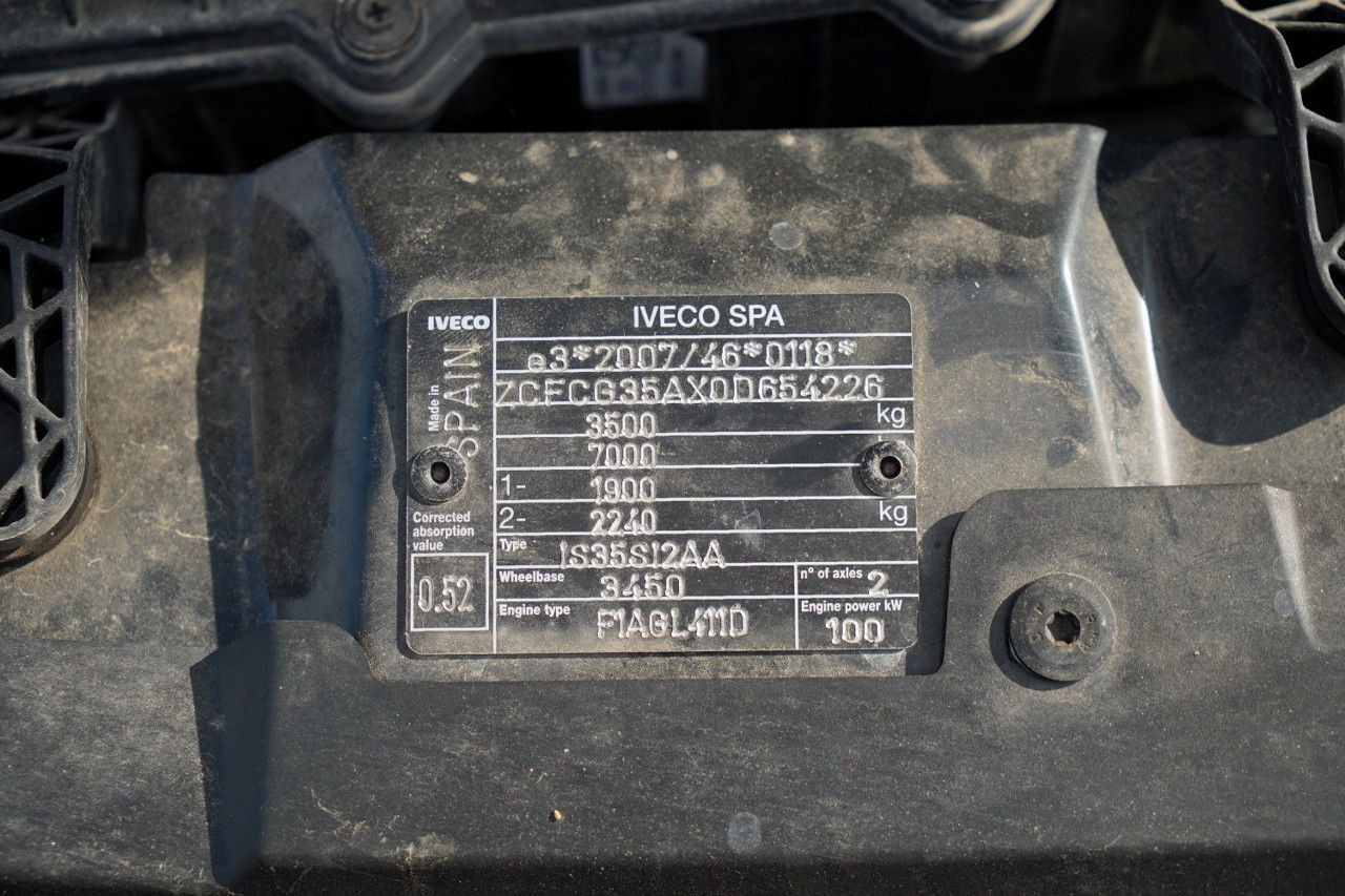 Emelőkosaras teherautó Iveco DAILY 35-140 / ZWYŻKA / PODNOŚNIK KOSZOWY FRANCE: 46 kép.