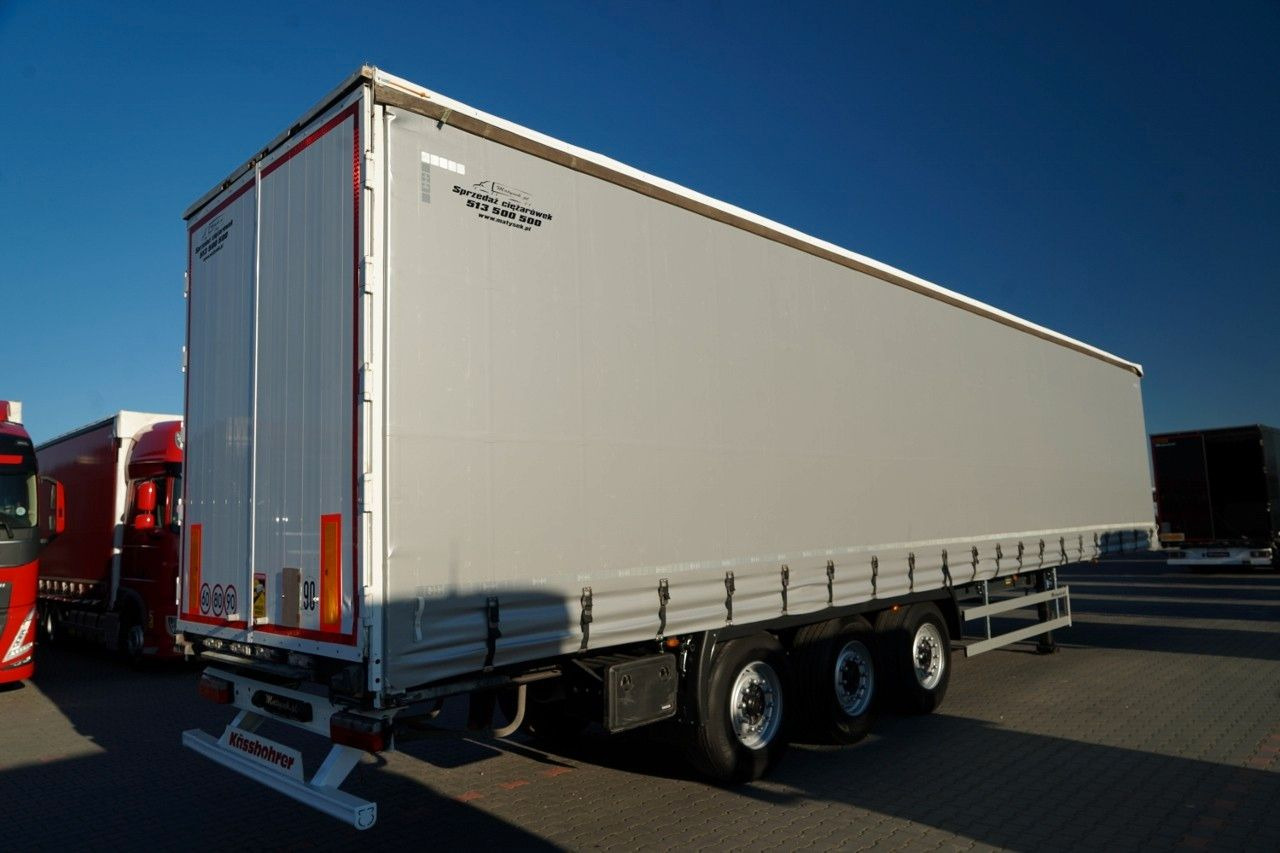 Kässbohrer FIRANKA / STANDARD / MOCNA PODŁOGA SZYNA-DESKA - Ponyvás félpótkocsi: 5 kép. Kässbohrer FIRANKA / STANDARD / MOCNA PODŁOGA SZYNA-DESKA - Ponyvás félpótkocsi: 5 kép.